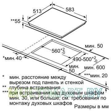 Индукционная варочная панель Bosch PUE645BB1E картинка 2